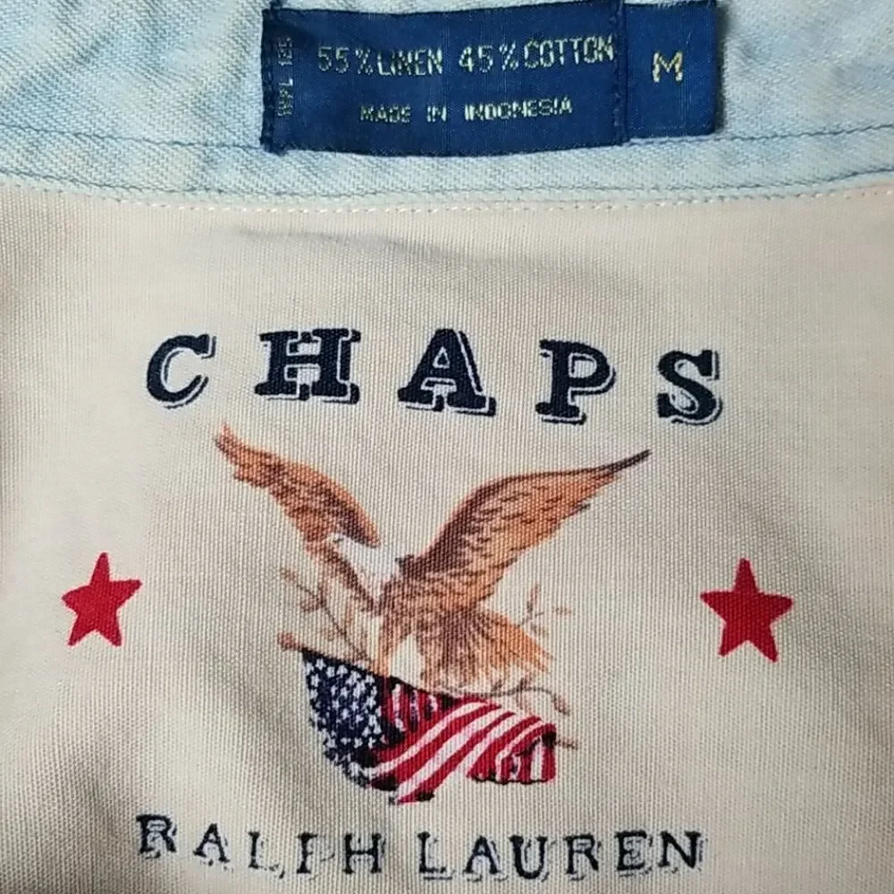 🖤5/$20🖤 CHAPS..RALPH LAUREN.. plaid button down shirt..